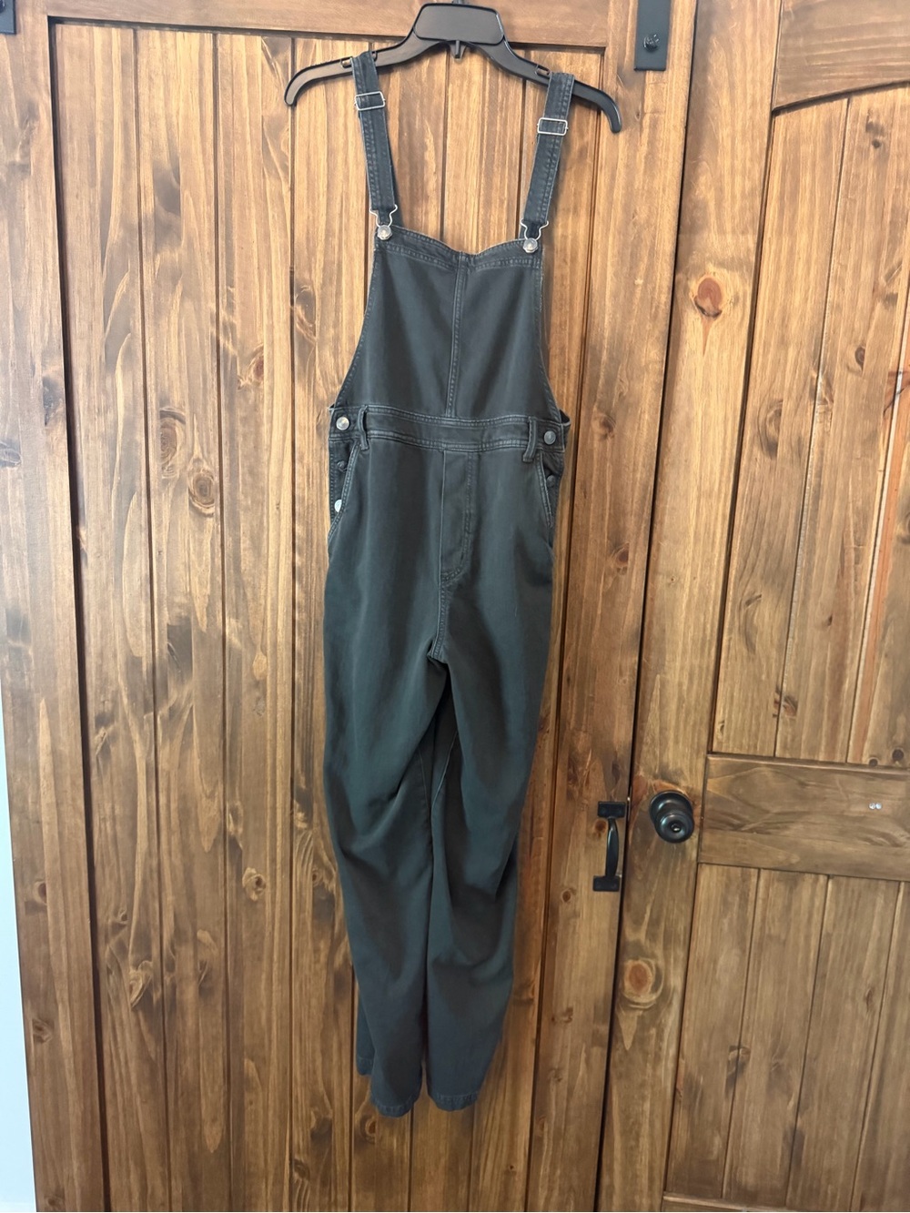 Aerie black overalls